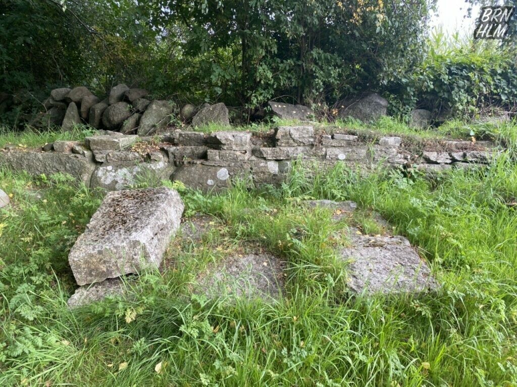 Fundamenterne fra alteret i kapellet ved Sankt Jørgensgården Spidlegaard