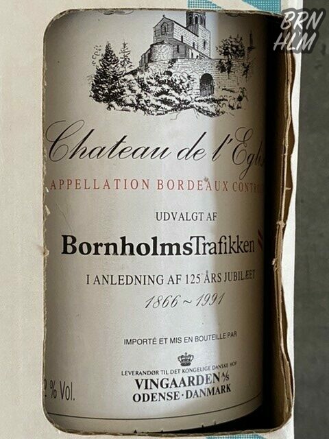 Jubilæumsvin udgivet i anledning af Bornholmstrafikkens 125 års jubilæum i 1991