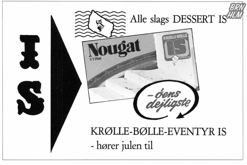 Krølle-Bølle eventyr is - Reklame 1984
