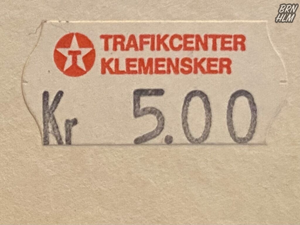 Texaco Trafikcenter Klemensker - 1990'erne