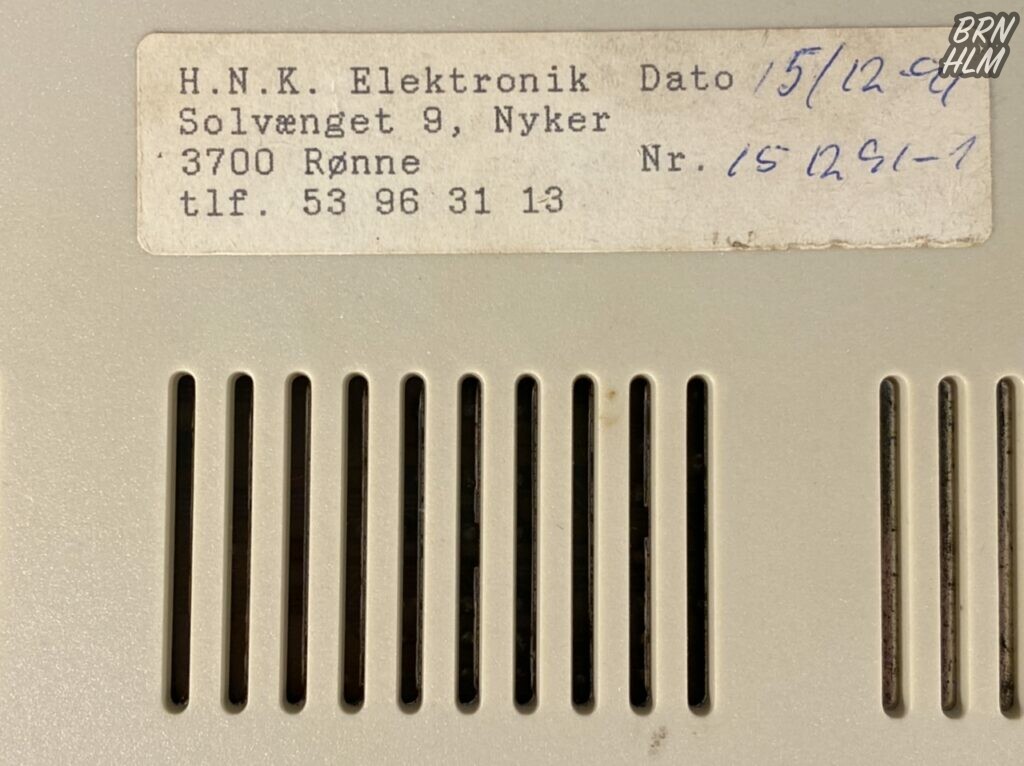 H.N.K. Elektronik i Nyker - 15. december 1991